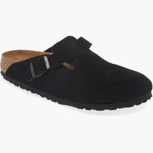 Birkenstock Black Suede Loafers